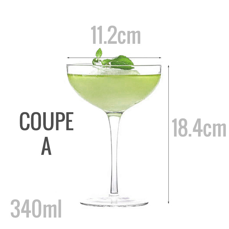 Coupe Glasses - Golden Age Bartending