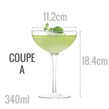 Coupe Glasses - Golden Age Bartending