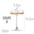 Coupe Glasses - Golden Age Bartending
