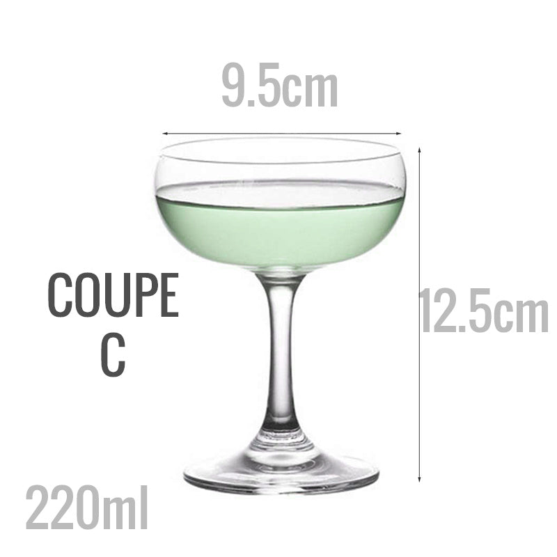 Coupe Glasses - Golden Age Bartending