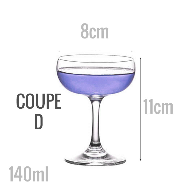 Coupe Glasses - Golden Age Bartending