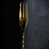 Bar Spoon With Fork - different sizes and colors - Golden Age Bartending