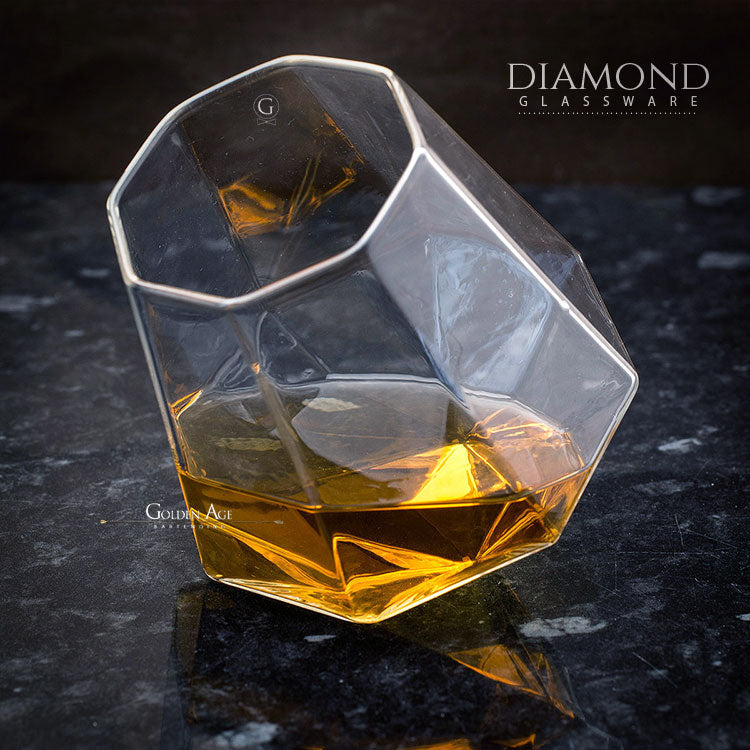 2 x Diamond Glass - Golden Age Bartending