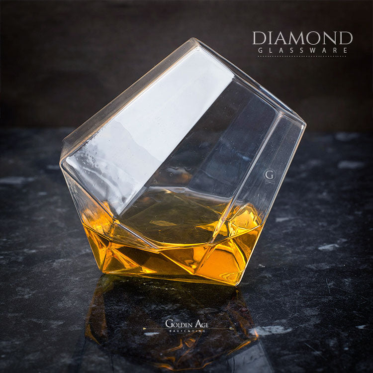 2 x Diamond Glass - Golden Age Bartending