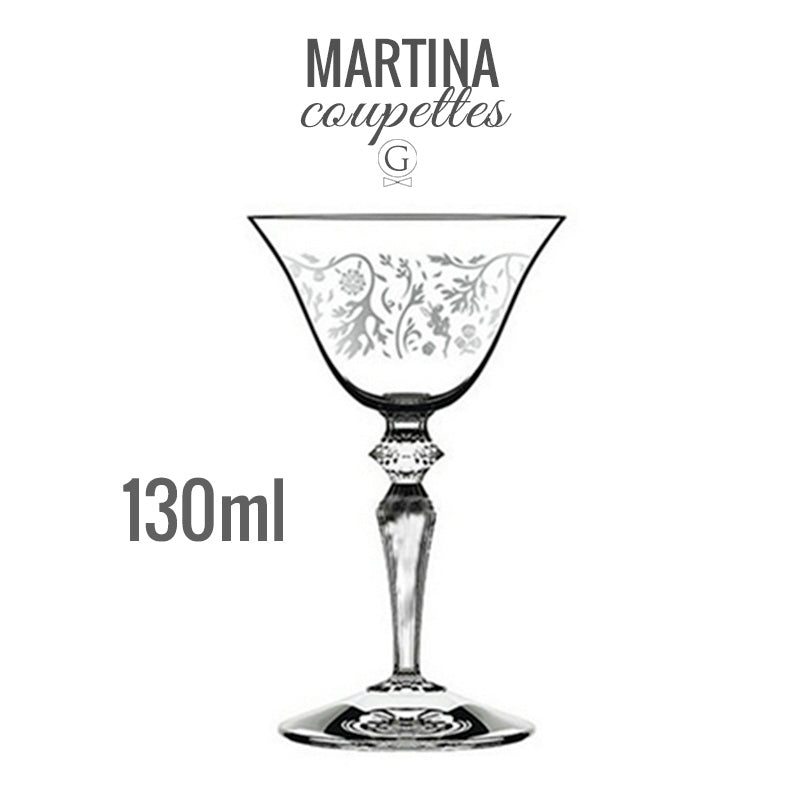 Martina Coupe Glasses - Golden Age Bartending