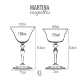 Martina Coupe Glasses - Golden Age Bartending