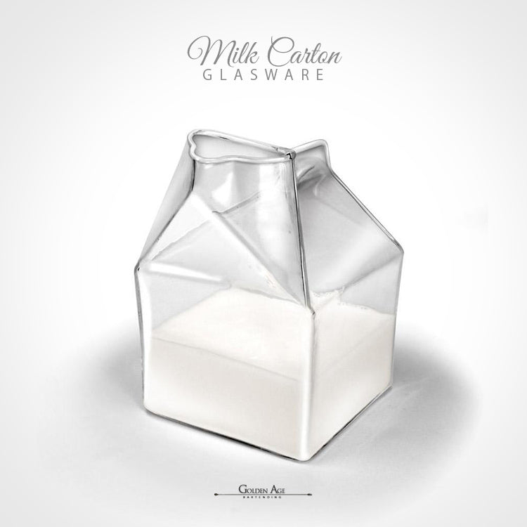 Milk Carton Glassware - Golden Age Bartending