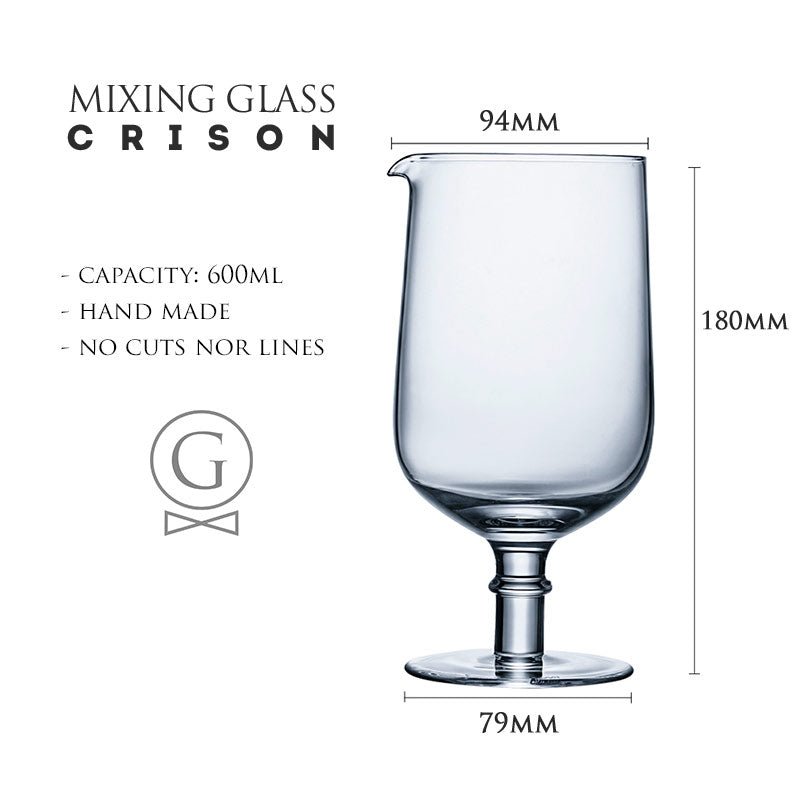 Mixing Glass - CRISON - Golden Age Bartending