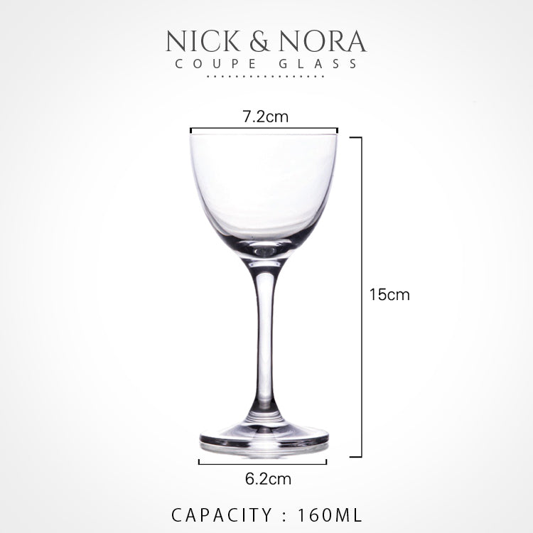 Nick & Nora - Coupe Glass - Golden Age Bartending