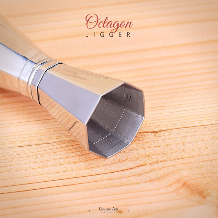 Jigger - OCTAGON - 30/45ml - Golden Age Bartending