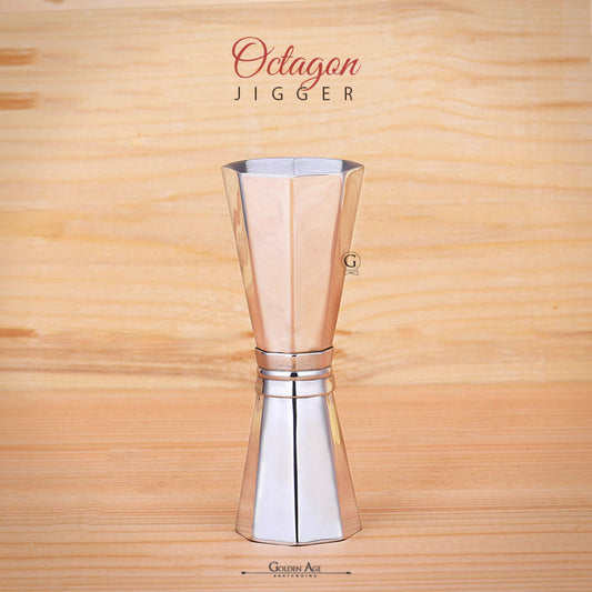 Jigger - OCTAGON - 30/45ml - Golden Age Bartending