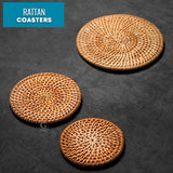 Rattan Coasters - Golden Age Bartending