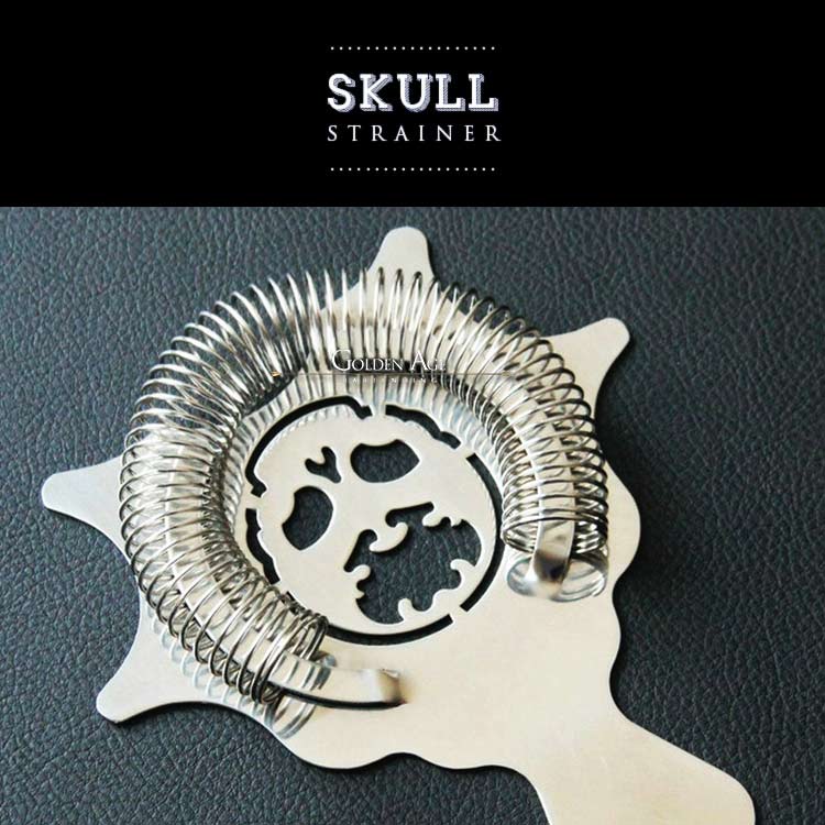ON SALE! Skull Strainer - Golden Age Bartending