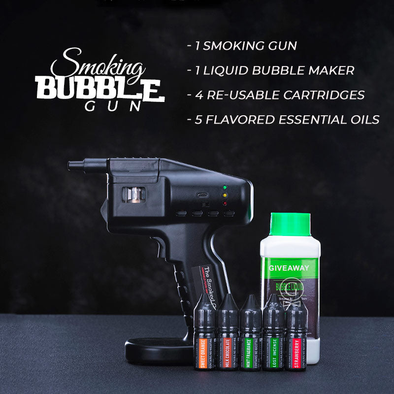 Smoking Bubble Gun + FREE SHIPPING - Golden Age Bartending