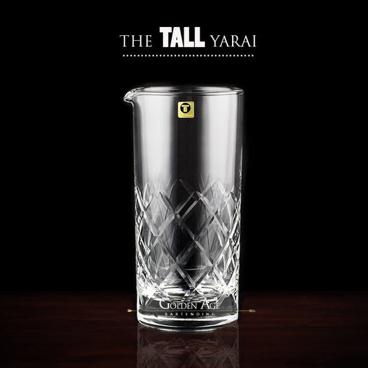 Mixing Glass "Tall Yarai" - Premium - Golden Age Bartending