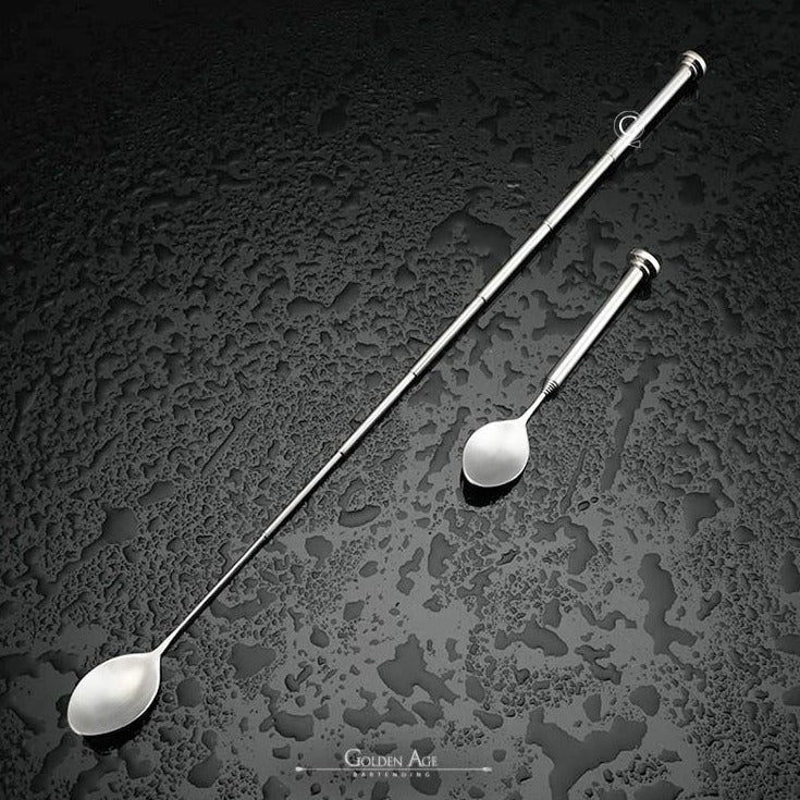 10 x Bar Spoons TELESCOPIC - Golden Age Bartending