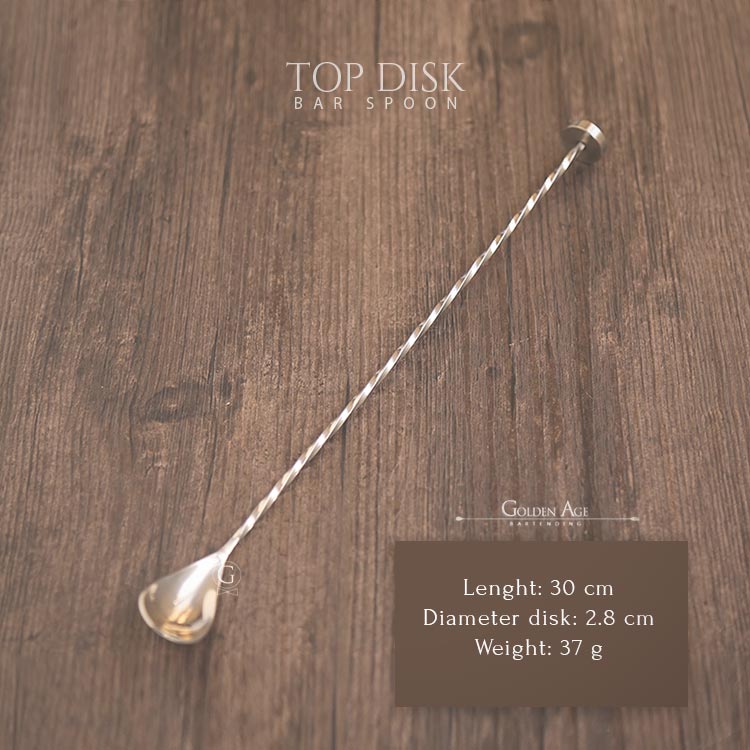 Bar Spoons top disk - Golden Age Bartending