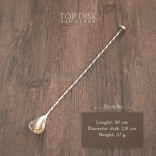 Bar Spoons top disk - Golden Age Bartending